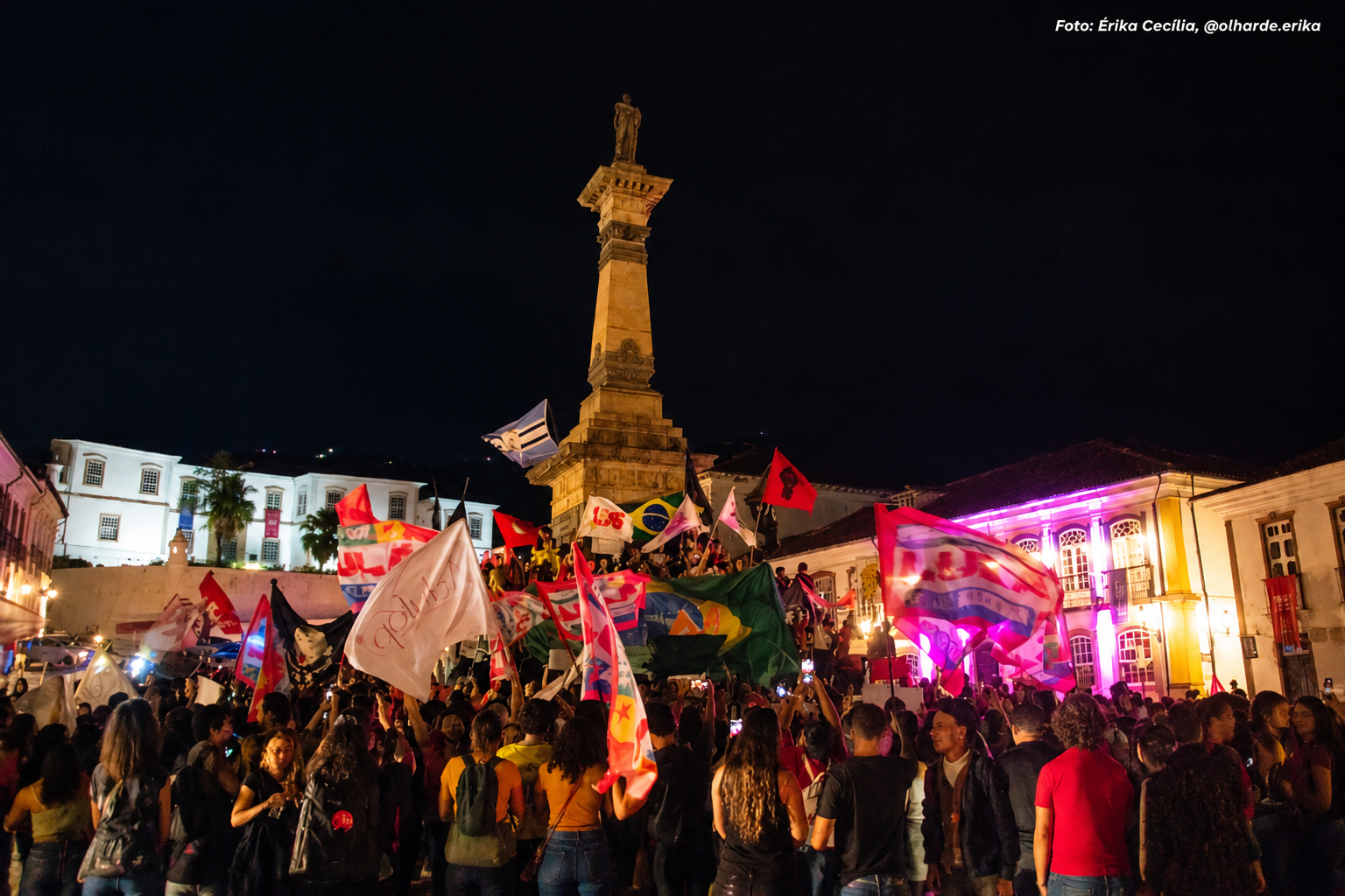Apoiadores do presidente Lula realizam "Festa pela Democracia" nesta sexta-feira em Ouro Preto