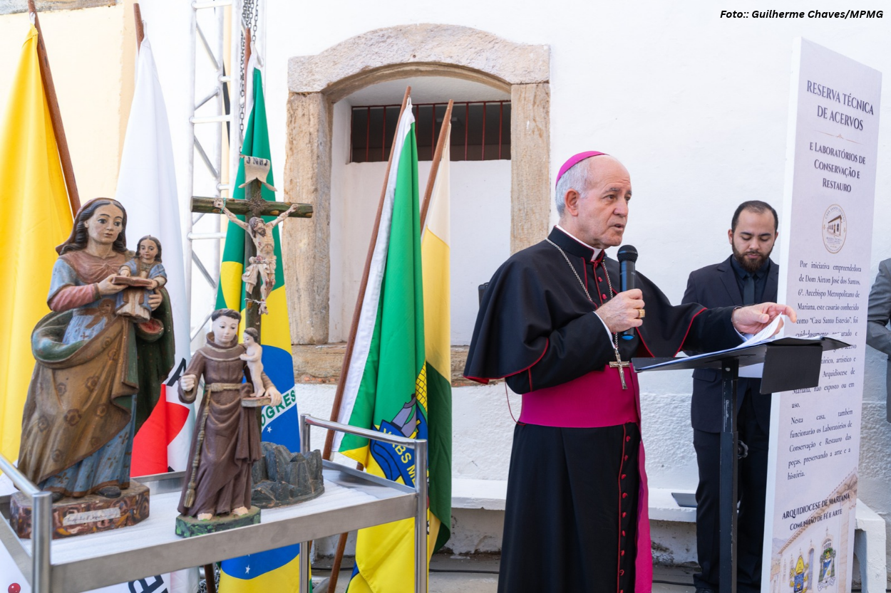 Arquidiocese de Mariana inaugura reserva técnica de R$ 4,4 milhões viabilizada por medida compensatória
