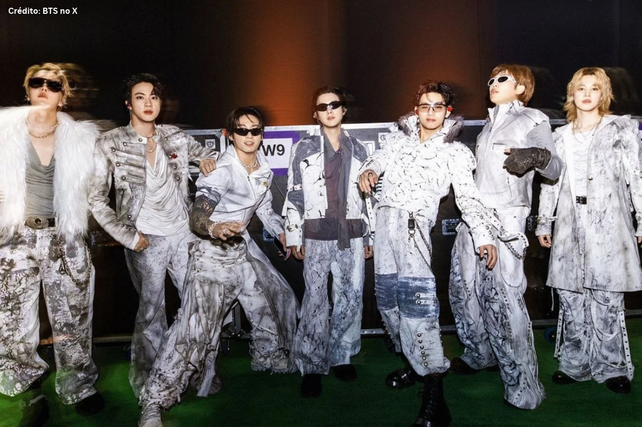 Fãs do BTS reclamam da redução de telões nos shows em São Paulo