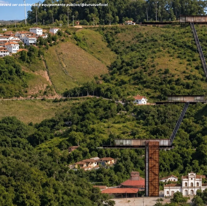 Plano inclinado de R$ 20 milhões vai ligar a Praça da Estação à UFOP